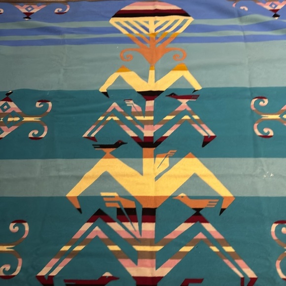 Vintage Pendleton Beaver State Wool Blanket Tree of Life - Picture 9 of 12